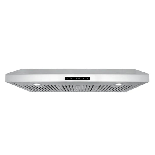 Cosmo COS-KS6U36 36 in. Under Cabinet Range Hood with Digital Touch Controls, 3-Speed Fan, LED Lights and Permanent Filters in Stainless Steel