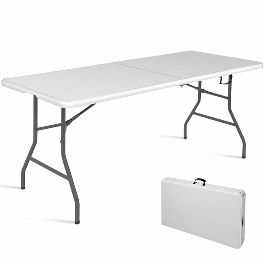 Costway 6' Folding Table Portable Camp Table